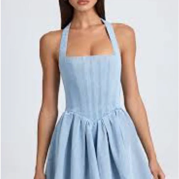 princess polly baby blue dress Oh Polly | Dresses | Oh Polly Strapless Light Blue Dress
